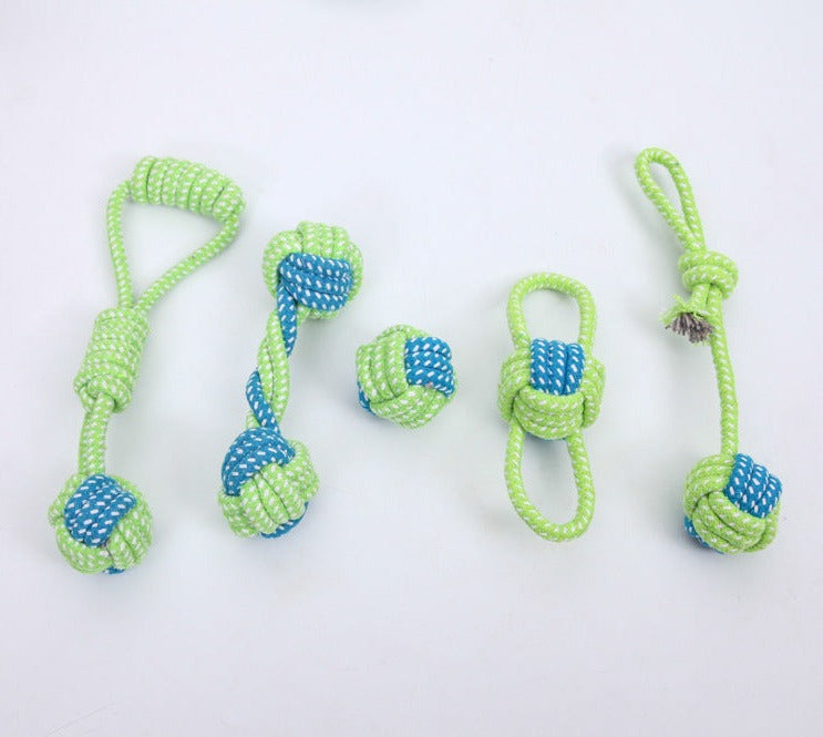 Cotton Rope Toys (7 Different Styles, 7-piece Sets, 9-piece Sets & 13-piece Set)