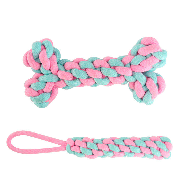 Cotton Rope Toys (12 Different Styles, 5-piece Set & 12-piece Set)