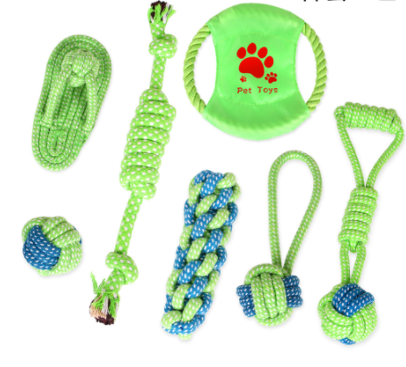 Cotton Rope Toys (7 Different Styles, 7-piece Sets, 9-piece Sets & 13-piece Set)