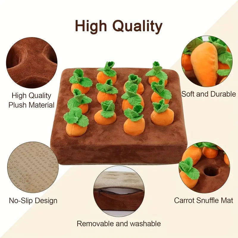 Carrot Farm Treat Puzzle Toy