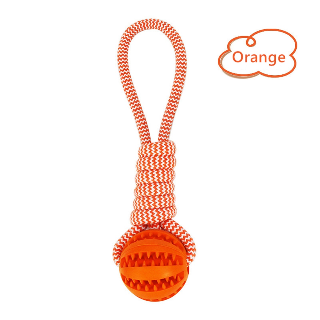 Braid Rope Ball with Treat Dispenser